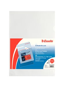 50 CARTELLINE A L 22X30 DE LUXE PPL 13/100 B.A ESSELTE 395084000 ESSELTE CARTELLINE APERTE SU DUE LATI