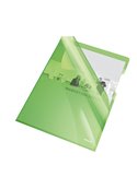 25 CARTELLINE A L 21X29,7 PVC LISCIA CRISTALLO VERDE ESSELTE 55436