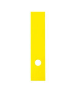 Busta 10 copridorso CDR-P PVC adesivi giallo 7x34,5cm SEI ROTA 58012806 SEI ROTA DORSI PER REGISTRATORI