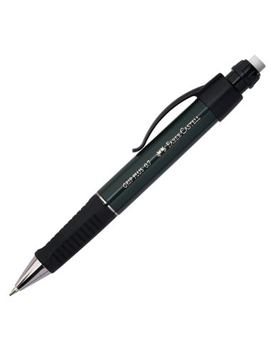 PORTAMINE 0,7MM GRIP PLUS METALLIC fusto verde FABER CASTELL 130700
