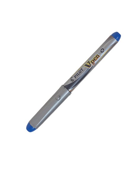 PENNA STILOGRAFICA BLU V-PEN SILVER PILOT 007571