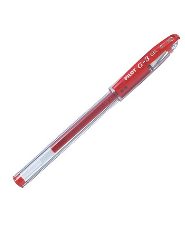 Roller gel G-3 0,7mm rosso PILOT 001492 PILOT CON CAPPUCCIO