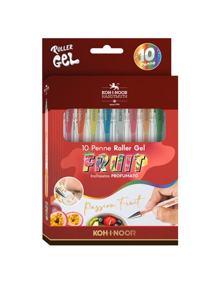 ASTUCCIO 10 ROLLER KOH-I-GEL COLORI FRUIT NAGP10F