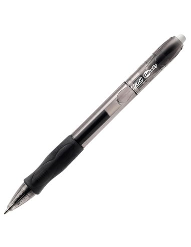 Scatola 12 penna sfera scatto GELOCITY 0,7mm nero BIC 829157 BIC A SCATTO