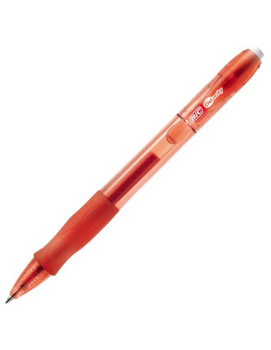 Scatola 12 penna sfera scatto GELOCITY 0,7mm rosso BIC 829159