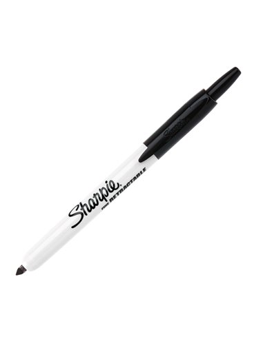 MARCATORE A SCATTO SHARPIE RT PERMANENT NERO 1MM S0810840 SHARPIE PERMANENTI