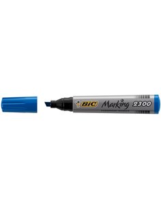 SCATOLA 12 MARCATORI 2300 BLU P.SCALPELLO PERMANENTE BIC 8209253