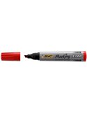 SCATOLA 12 MARCATORI 2300 ROSSO P.SCALPELLO PERMANENTE BIC 8209243