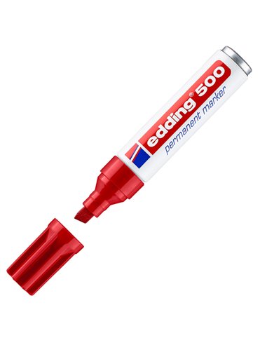 MARCATORE EDDING 500 ROSSO P.SCALPELLO E-500 002 EDDING PERMANENTI