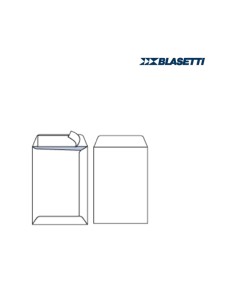 25 BUSTE A SACCO BIANCO 300X400MM 100GR C/STRIP SELF 539 BLASETTI BUSTE A SACCO