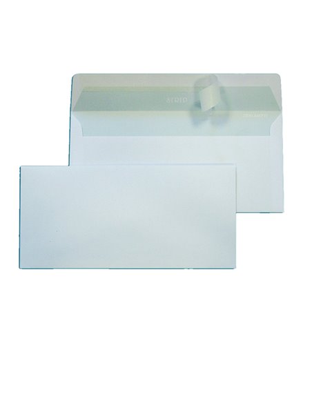 500 BUSTE BIANCHE 110X230MM 90GR S/FINESTRA C/STRIP BLASETTI 048 BLASETTI BUSTE COMMERCIALI
