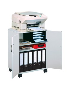 MOBILETTO MULTIFUNZIONE 74/53 CON ANTE GRIGIO 3115-10 DURABLE CARRELLI MULTIFUNZIONE E STAZIONI DI LAVORO