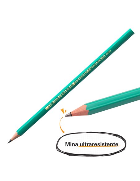 SCATOLA 12 MATITE ECOlutions™Evolution™ Graphite 650 HB BIC® 8803112 BIC MATITE GRAFITE