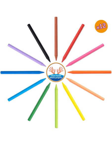 ASTUCCIO 12 PASTELLI KIDS PLASTIDECOR BIC 9457645