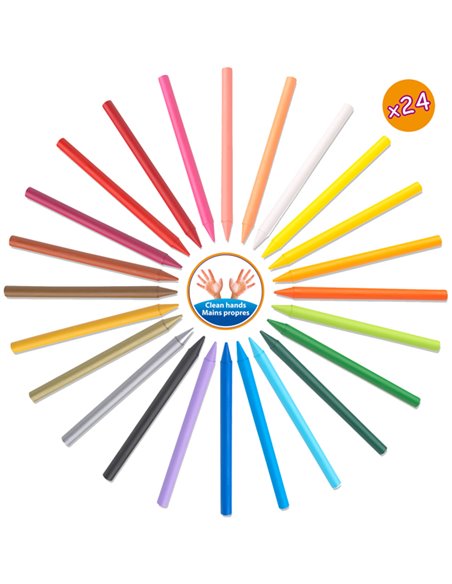 ASTUCCIO 24 PASTELLI KIDS PLASTIDECOR BIC 8297724