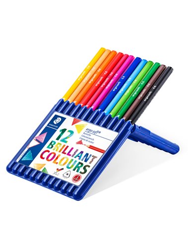 ASTUCCIO 12 MATITE COLORATE ERGO SOFT STAEDTLER 157SB12 STAEDTLER PASTELLI COLORATI