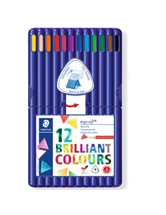 ASTUCCIO 12 MATITE COLORATE ERGO SOFT STAEDTLER 157SB12 STAEDTLER PASTELLI COLORATI 2