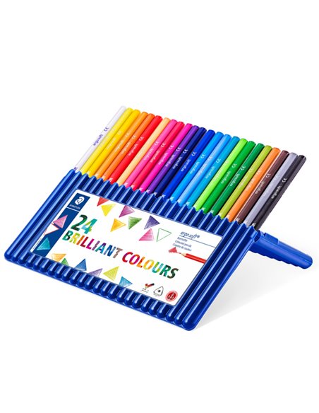 ASTUCCIO 24 MATITE COLORATE ERGO SOFT STAEDTLER 157SB24 STAEDTLER PASTELLI COLORATI