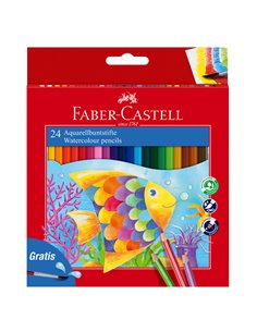 ASTUCCIO 24 PASTELLI COLORATI ACQUERELLABILI RED RANGE FABER CASTELL 114425 FABER-CASTELL PASTELLI COLORATI