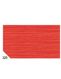 10RT CARTA CRESPA ROSSO 120 (50X250CM) 48gr/m² Rex Sadoch KR363-120 REX SADOCH CARTA CRESPA-VELINA