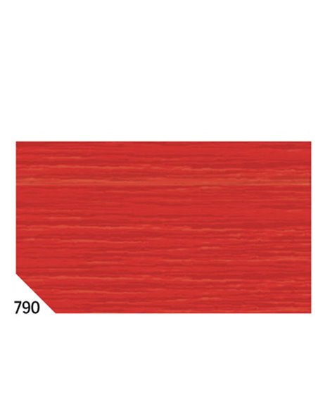 10RT CARTA CRESPA ROSSO CILIEGIA 790 (50X250CM) 48gr/m² Rex Sadoch KR363-790