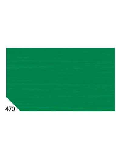 10RT CARTA CRESPA VERDE BANDIERA 470 (50X250CM) 48gr/m² Rex Sadoch KR363-470 REX SADOCH CARTA CRESPA-VELINA
