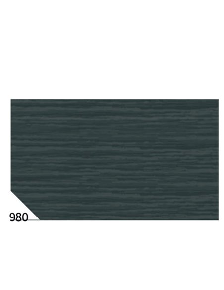 10RT CARTA CRESPA NERO 980 (50X250CM) 48gr/m² Rex Sadoch KR363-980 REX SADOCH CARTA CRESPA-VELINA