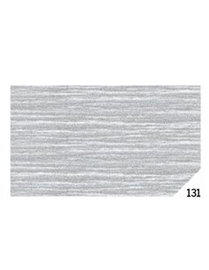 10RT CARTA CRESPA ARGENTO METAL 131 (50X150CM) Rex Sadoch KM3X4-131