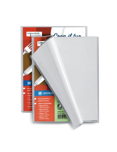 PORTA MENU M TI2 - 2BUSTE 18X24CM 56721207