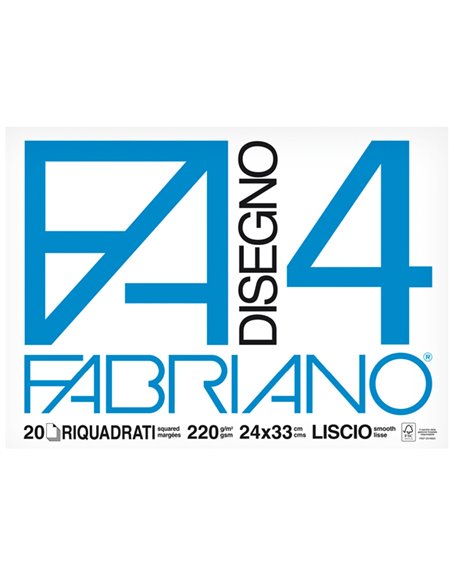 ALBUM FABRIANO4 (24X33CM) 220GR 20FG LISCIO SQUADRATO 05201597