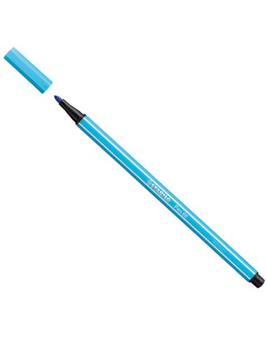 PENNARELLO STABILO PEN 68/57 AZZURRO 68/57 STABILO PUNTA FELTRO