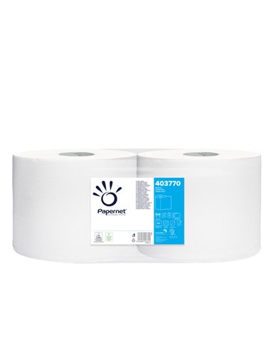 BOBINA PULIUNTO PAPERNET SUPER 800 WAVE GOFFRATO A ONDA - 244mt 403770