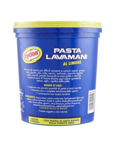 CYCLON PASTA LIMONE 1000g D6019 CYCLON SAPONI E PASTE LAVAMANI