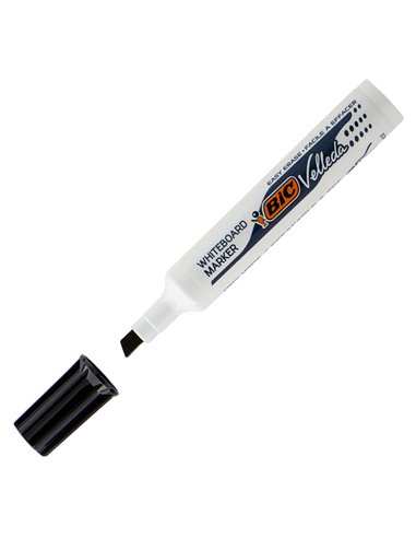 Pennarello VELLEDA 1791 punta scalpello whiteboard nero BIC® 9431931