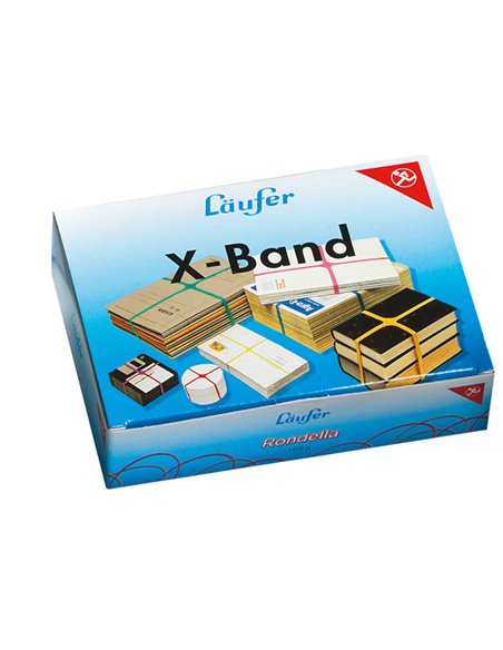 ELASTICO X-BAND Ø100 (150X11MM) SCATOLA 100GR COLORI ASS. 515198 LEBEZ ELASTICI