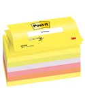 BLOCCO Post-it® Super Sticky Z-Notes 76x127mm 100fg R350NR ASSORT.NEON 7100172323