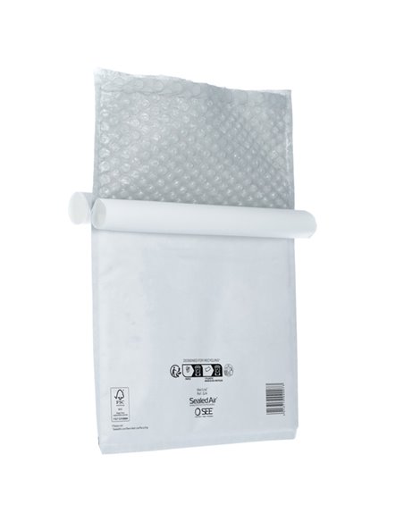 10 Buste imbottite BIANCHE H 27X36cm UTILE MAIL LITE® SEALED AIR® 100405569 SEALED AIR BUSTE IMBOTTITE