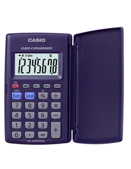 CALCOLATRICE HL-820VERA 8 CIFRE TASCABILE CASIO HL-820VERA-WA-EP