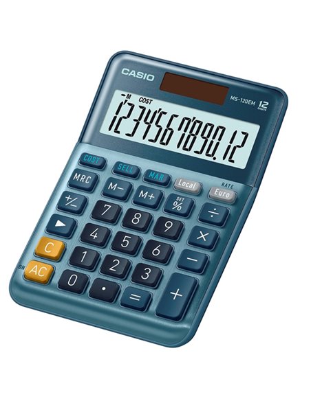 Calcolatrice da tavolo compatta MS-120EM Casio MS-120EM-W-EP