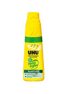 ATTACCATUTTO TwistGlue ReNATURE 35ml S/SOLVENTI 36931 UHU COLLE SPECIALI