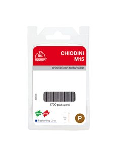 CHIODINI C/TESTA M15 IN BLISTER DA 1700 C. RO-MA 1130803 RO-MA PUNTINE-CHIODINI 2