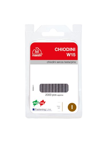 CHIODINI S/TESTA W15 IN BLISTER DA 2000 C. RO-MA 1130820