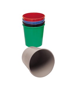 CESTINO GETTACARTE 15LT ROSSO PS98 X851106 METHODO CESTINI GETTACARTE