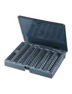 VASCHETTA PORTAMONETE C/COPERCHIO 23X19X7CM AROKA 2167/16 METALPLUS PORTAVALORI-CASSEFORTI