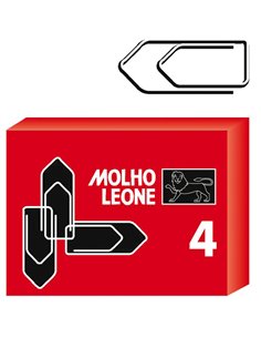 SCATOLA 100 FERMAGLI N.4 MM32 ZINCATI LEONE 21114 Molho Leone FERMAGLI-FERMACAMPIONI-MOLLE
