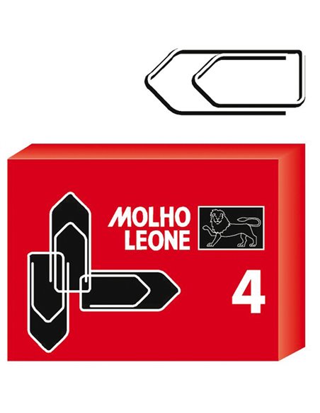 SCATOLA 100 FERMAGLI N.4 MM32 ZINCATI LEONE 21114 Molho Leone FERMAGLI-FERMACAMPIONI-MOLLE