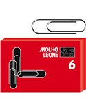 SCATOLA 100 FERMAGLI N.6 MM57 ZINCATI LEONE 21106