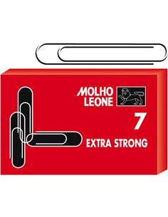 SCATOLA 25 FERMAGLI N.7 MM75 ZINCATI LEONE 21107 Molho Leone FERMAGLI-FERMACAMPIONI-MOLLE