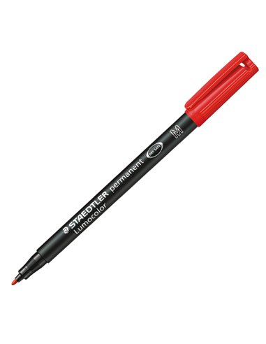 PENNARELLO LUMOCOLOR PERMANENT 317 M 1.0MM ROSSO 317-2