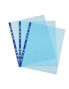 25 Buste forate Pastel 22x30 azzurro liscio Favorit 100206797 FAVORIT BUSTE A PERFORAZIONE UNIVERSALE